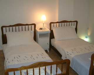 two comfortable single beds